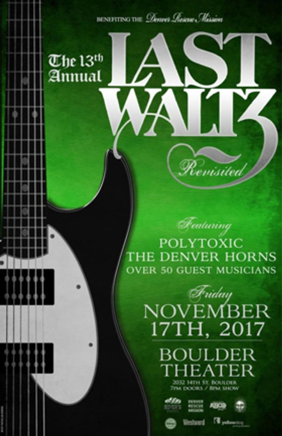 THE LAST WALTZ - REVISITED XIII Coming to Boulder Theater This Fall Image