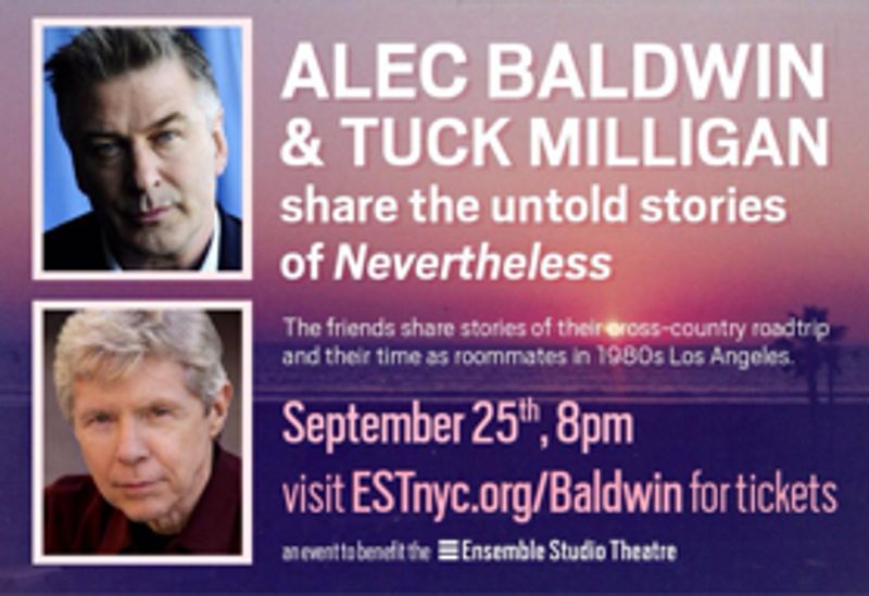 Alec Baldwin to Tell Untold Stories from New Memoir NEVERTHELESS at EST Image