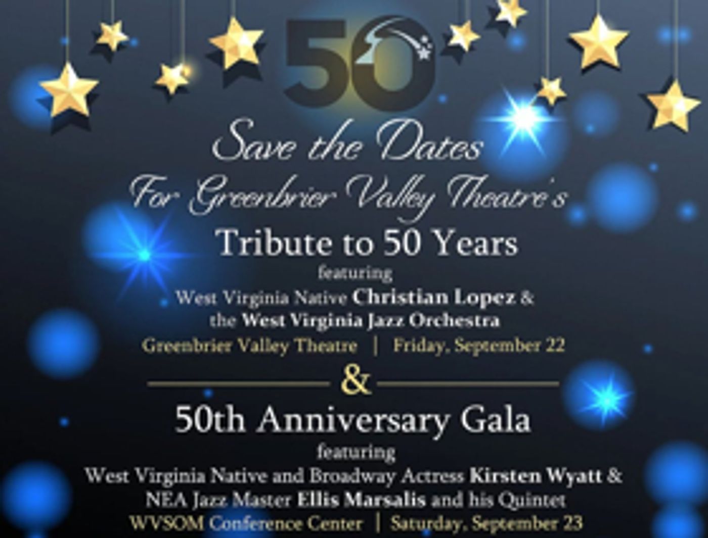 NEA Jazz Master Featured at Greenbrier Valley Theatre's 50th Anniversary Gala  Image