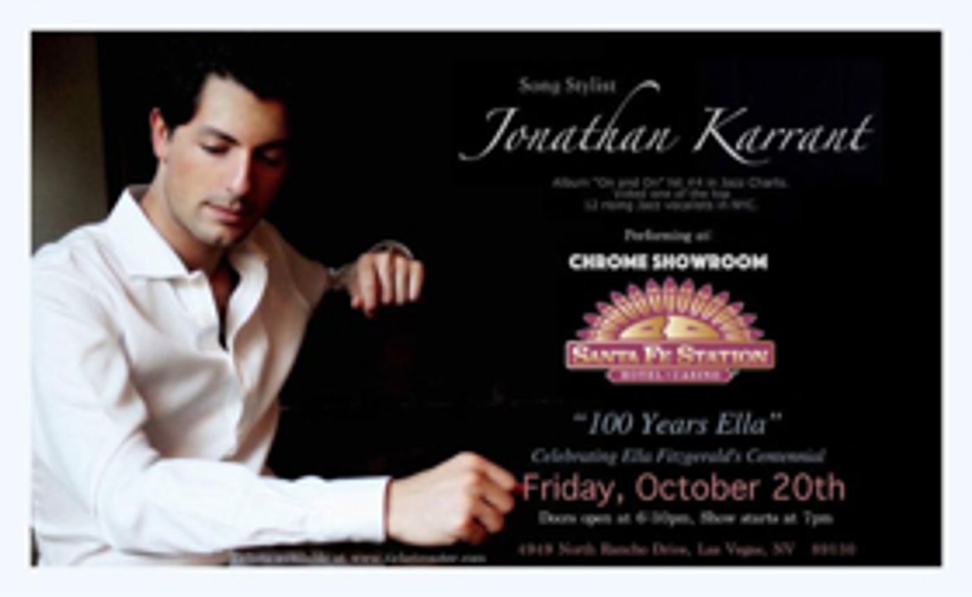 Jonathan Karrant to Celebrate '100 YEARS ELLA' at Santa Fe Casino  Image