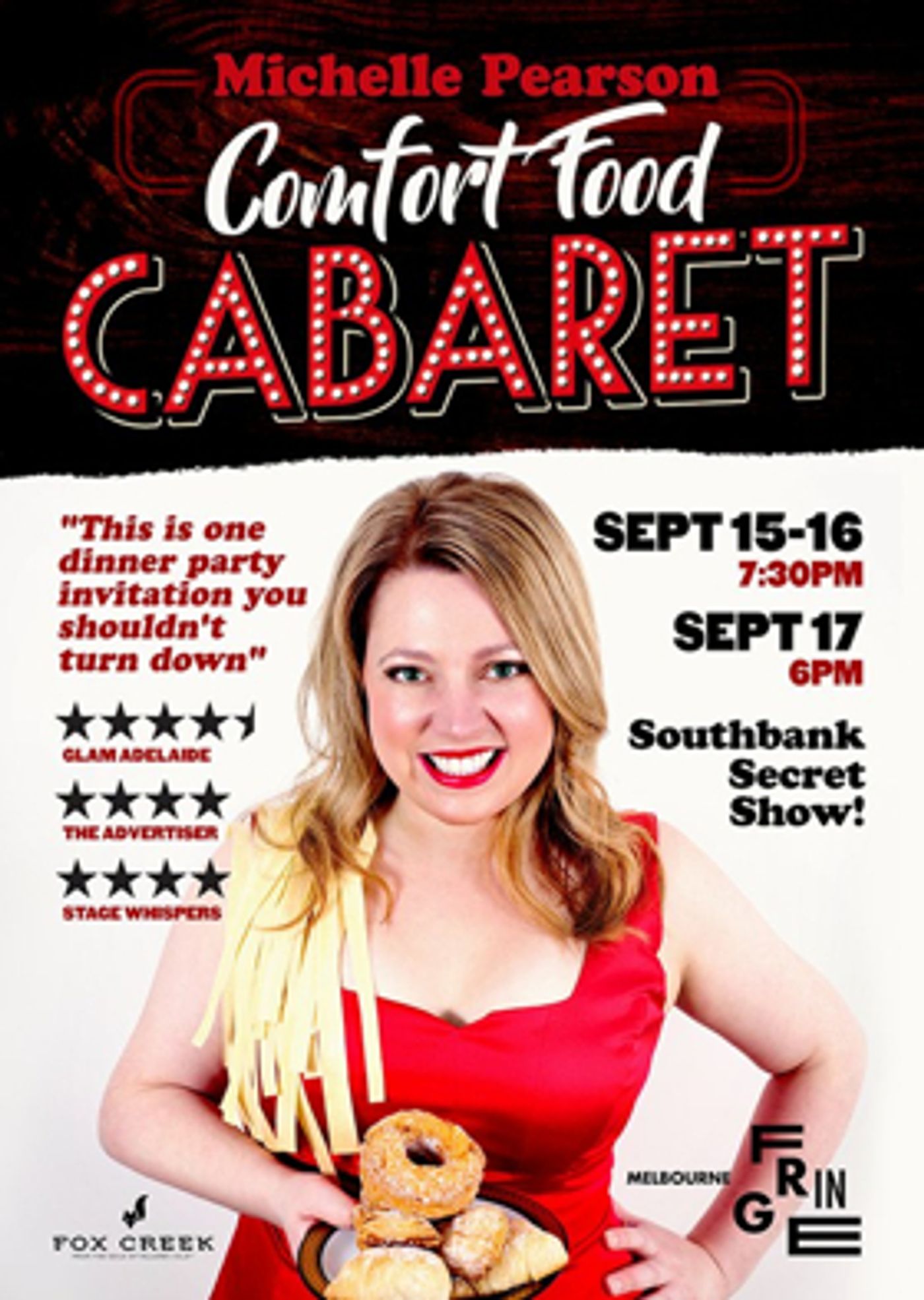 COMFORT FOOD CABARET: Food for the Soul at Melbourne Fringe  Image