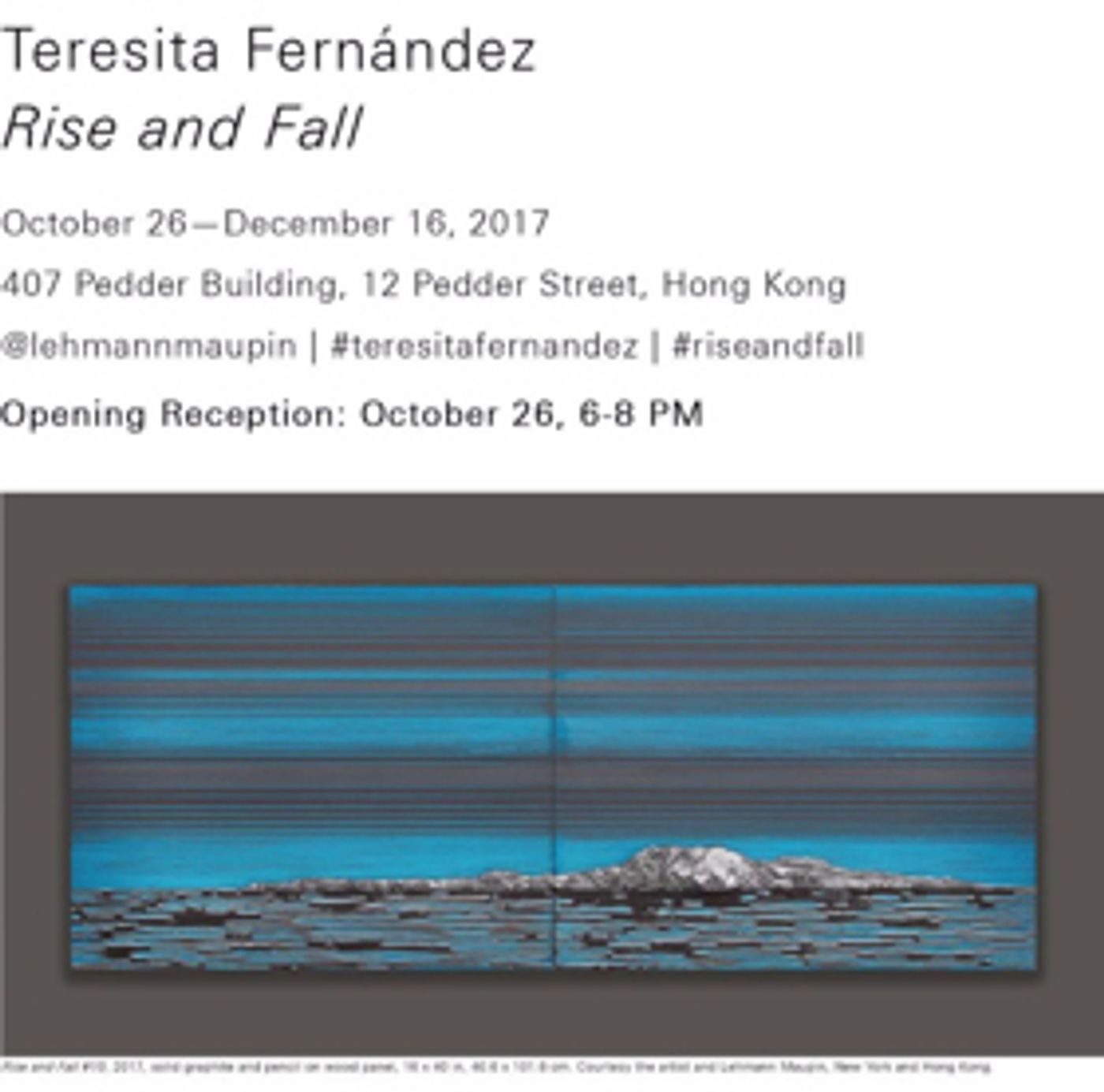 Teresita Fernandez's RISE AND FALL Immersive Installation Coming to Hong Kong Teresita Fernandez's RISE AND FALL Immersive Installation Coming to Hong Kong Image