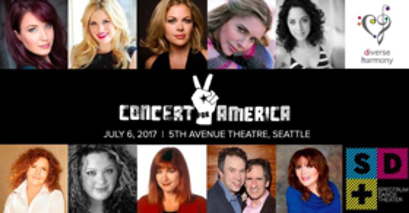 Sierra Boggess, Megan Hilty, Dinah Manoff, and More Perform in CONCERT FOR AMERICA at The 5th Avenue Theatre Today  Image