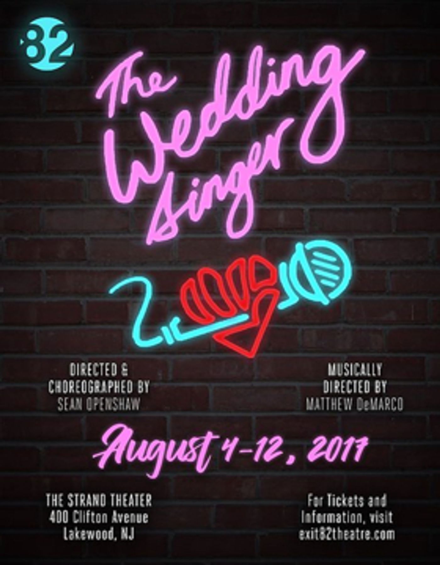 Exit 82 Theatre Presents THE WEDDING SINGER  Image