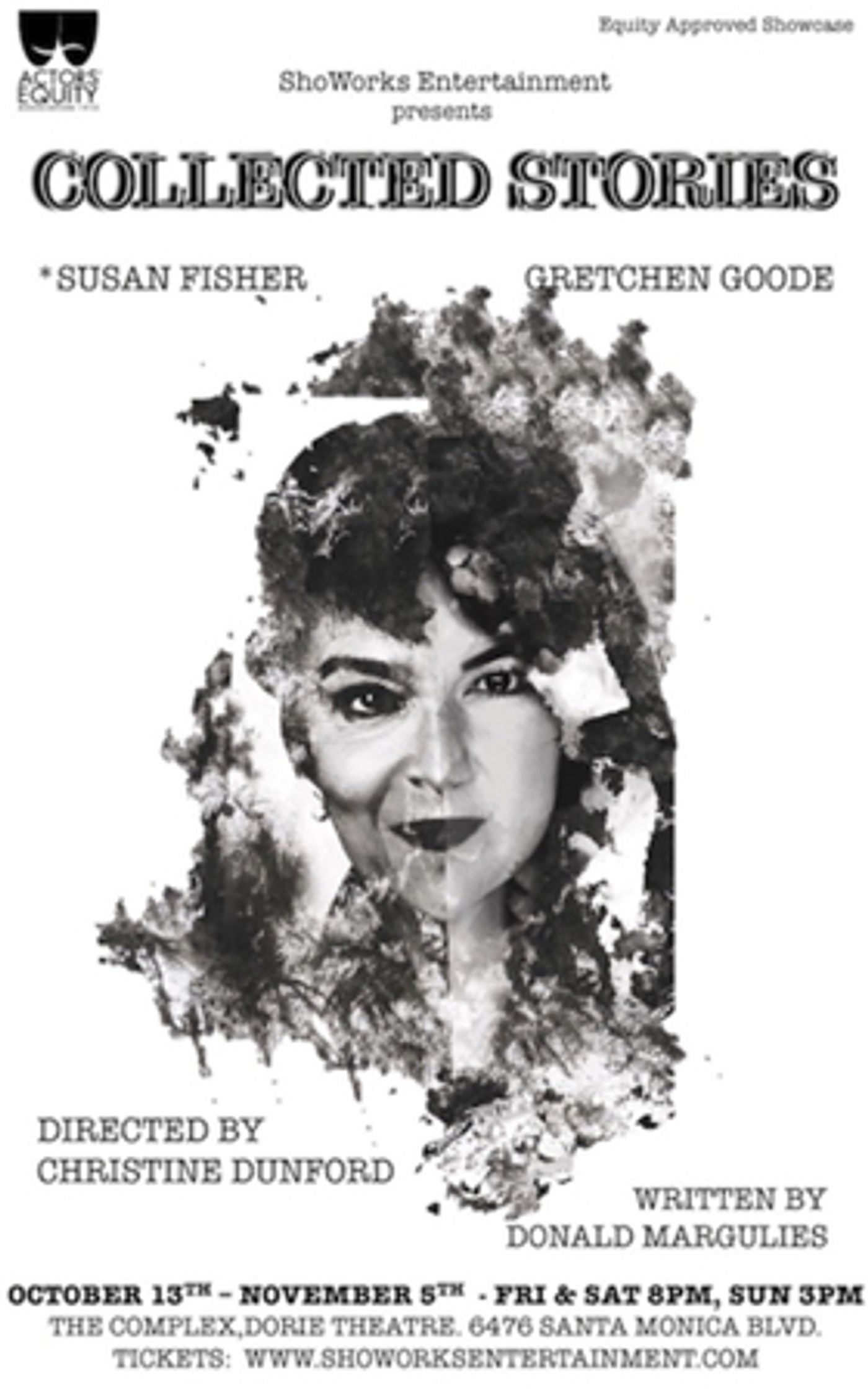COLLECTED STORIES Opens Tonight at Dorie at the Complex Image