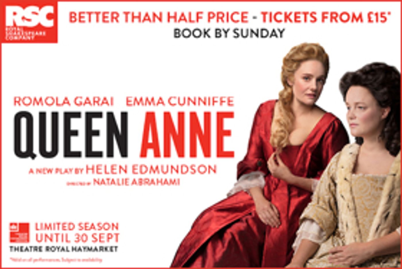 Save 57% On Tickets For QUEEN ANNE In The West End  Image