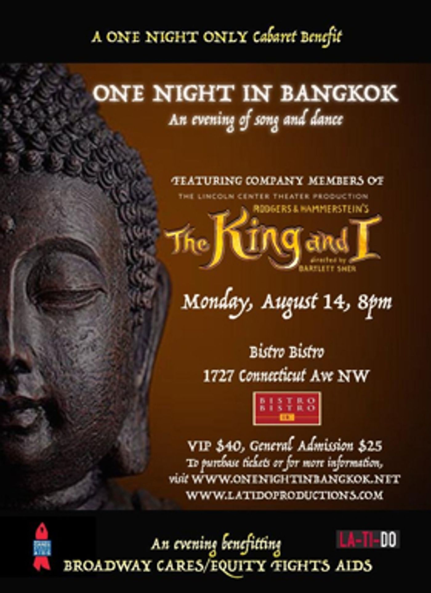 THE KING AND I Touring Cast to Present ONE NIGHT IN BANGKOK to Benefit BC/EFA  Image