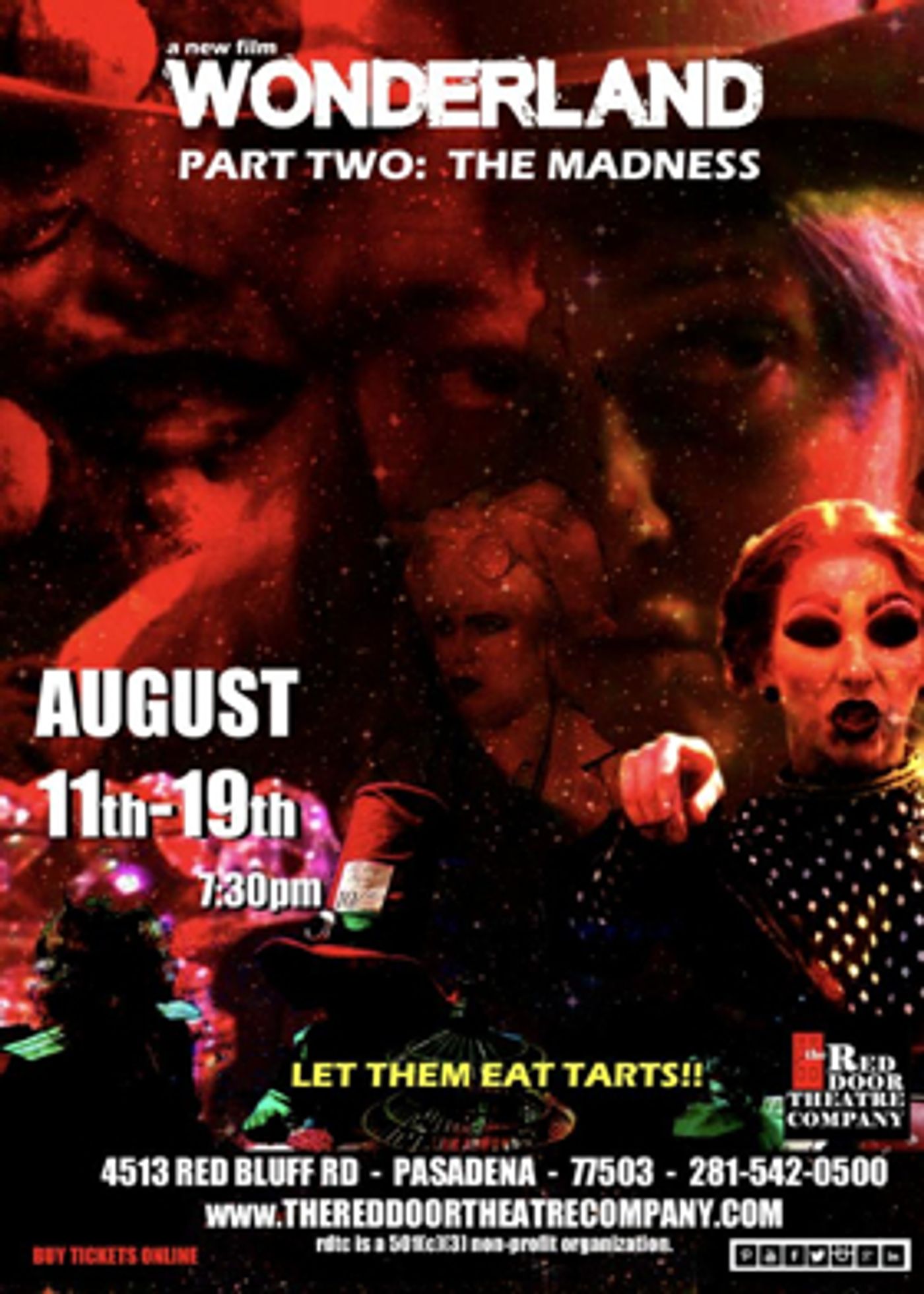 WONDERLAND PART TWO: THE MADNESS Comes to Red Door Theatre Company  Image