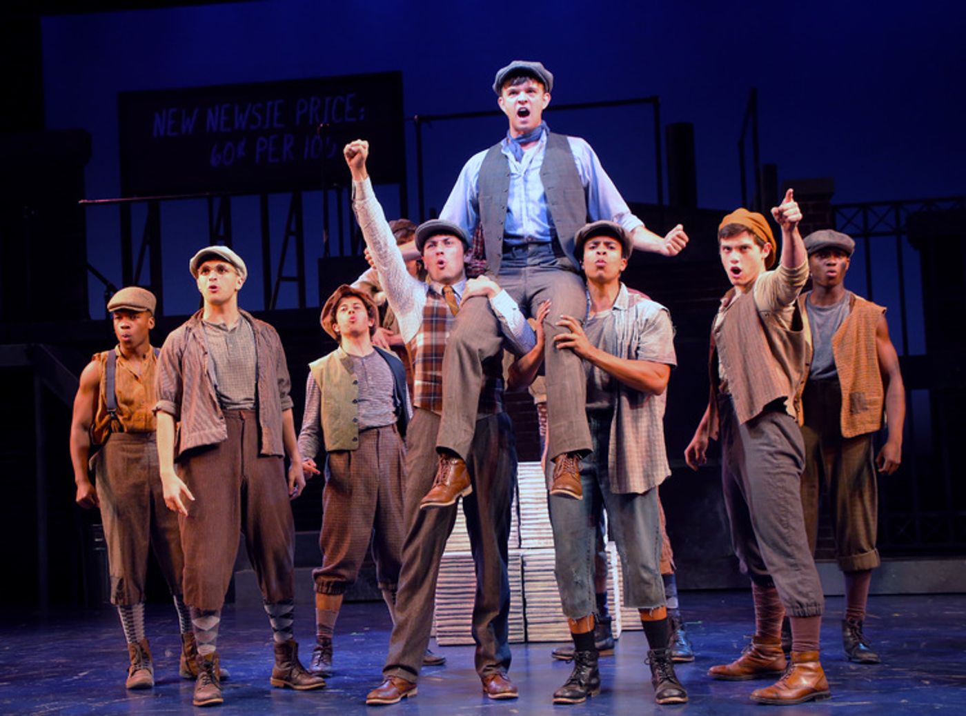 Review: NEWSIES at Connecticut Repertory Theatre  Image