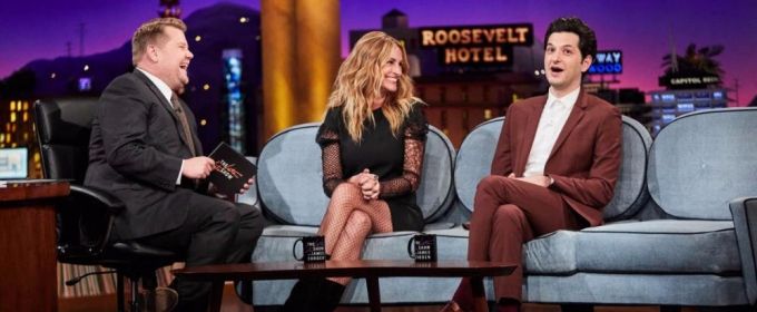 VIDEO: Julia Roberts & Ben Schwartz Visit LATE LATE SHOW Video