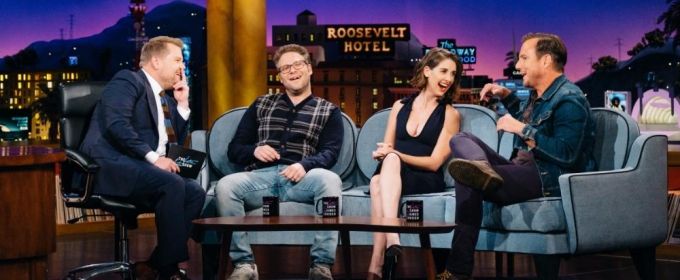 VIDEO: Will Arnett, Seth Rogen & Alison Brie Visit LATE LATE SHOW Video