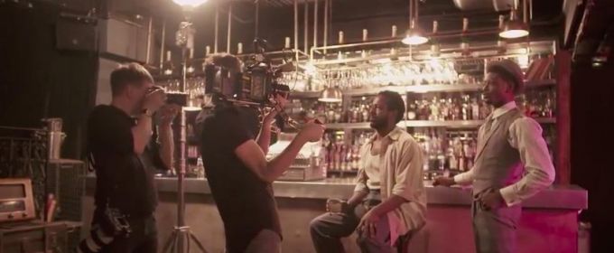 VIDEO: Go Behind the Scenes of the Trailer for FIVE GUYS NAMED MOE Video