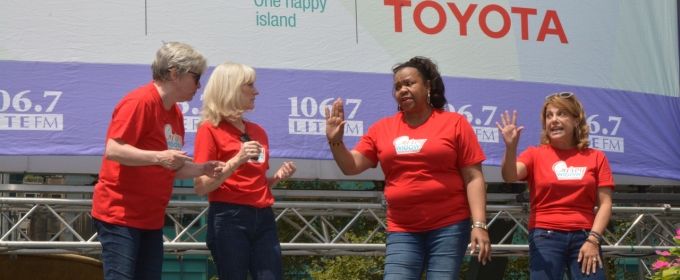 TV: CURVY WIDOW Makes a Match at Broadway in Bryant Park! Video