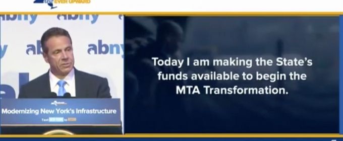 Governor Andrew Cuomo to Make State Funds Available for Subway Action Plan Video