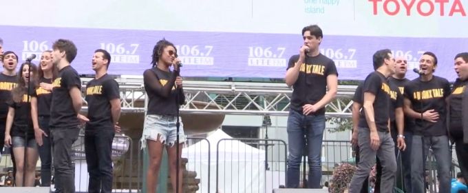 TV: A BRONX TALE Brings Belmont Avenue to Bryant Park! Video
