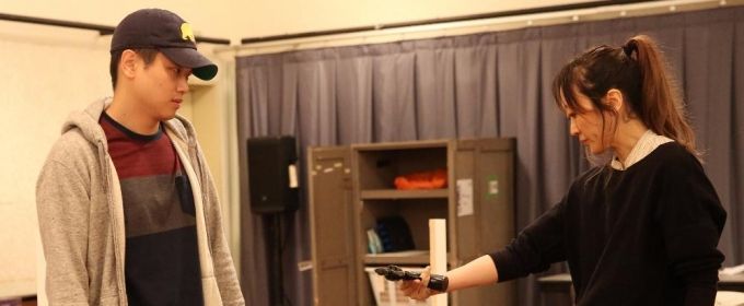 Photo Flash: Inside Rehearsal for Julia Cho's OFFICE HOUR at The Public Photos