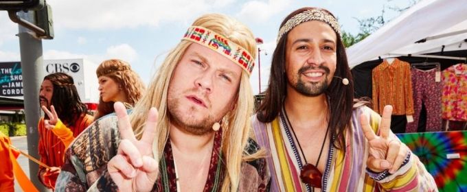 VIDEO: Lin-Manuel Miranda & James Corden Perform Crosswalk the Musical - HAIR Video