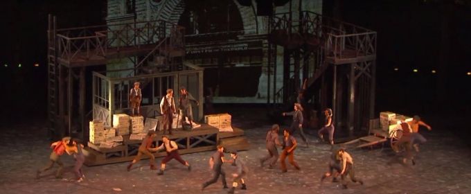 VIDEO: They're Major News! Watch Highlights From The Muny's NEWSIES Video