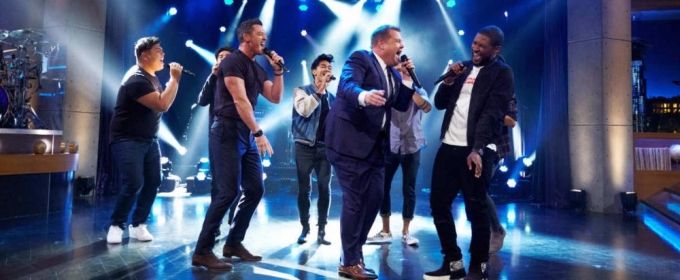 VIDEO: Usher & Luke Evans Challenge James to Sexiest Male Vocalist Riff-Off Video