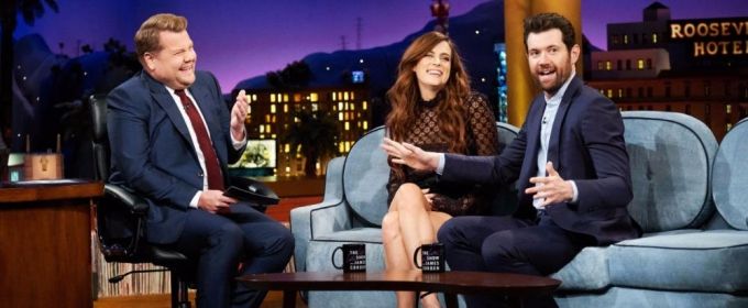 VIDEO: Billy Eichner & Riley Keough Visit LATE LATE SHOW Video