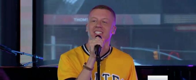VIDEO: Macklemore Rocks Out to New Single 'Glorious' ft. Skylar Grey on GMA Video