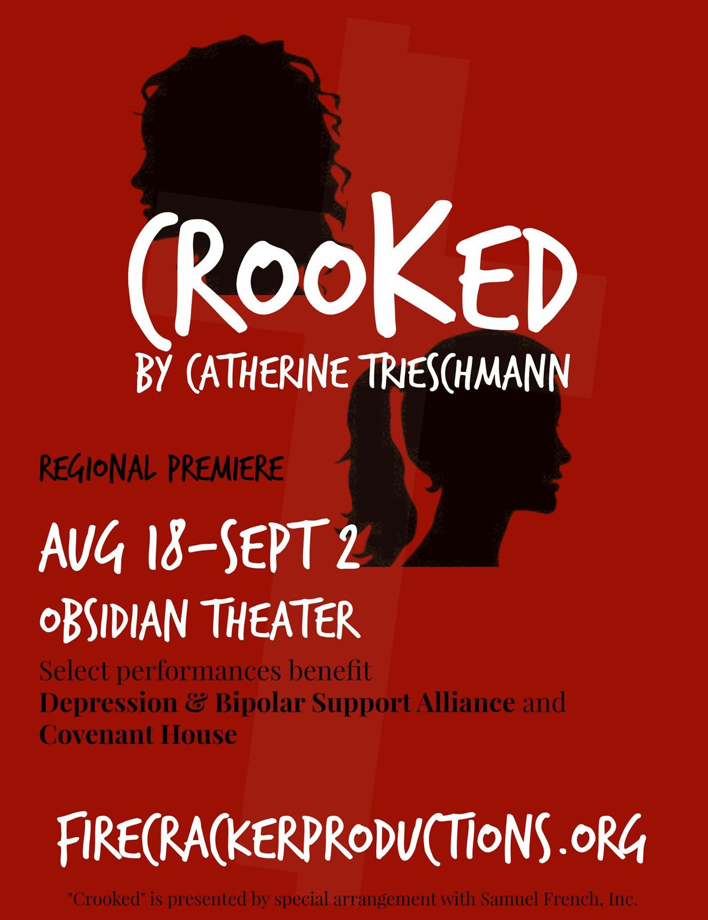 Review: There are axes to grind in Firecracker Production's Regional Premiere of CROOKED, at the Obsidian Theater.  Image