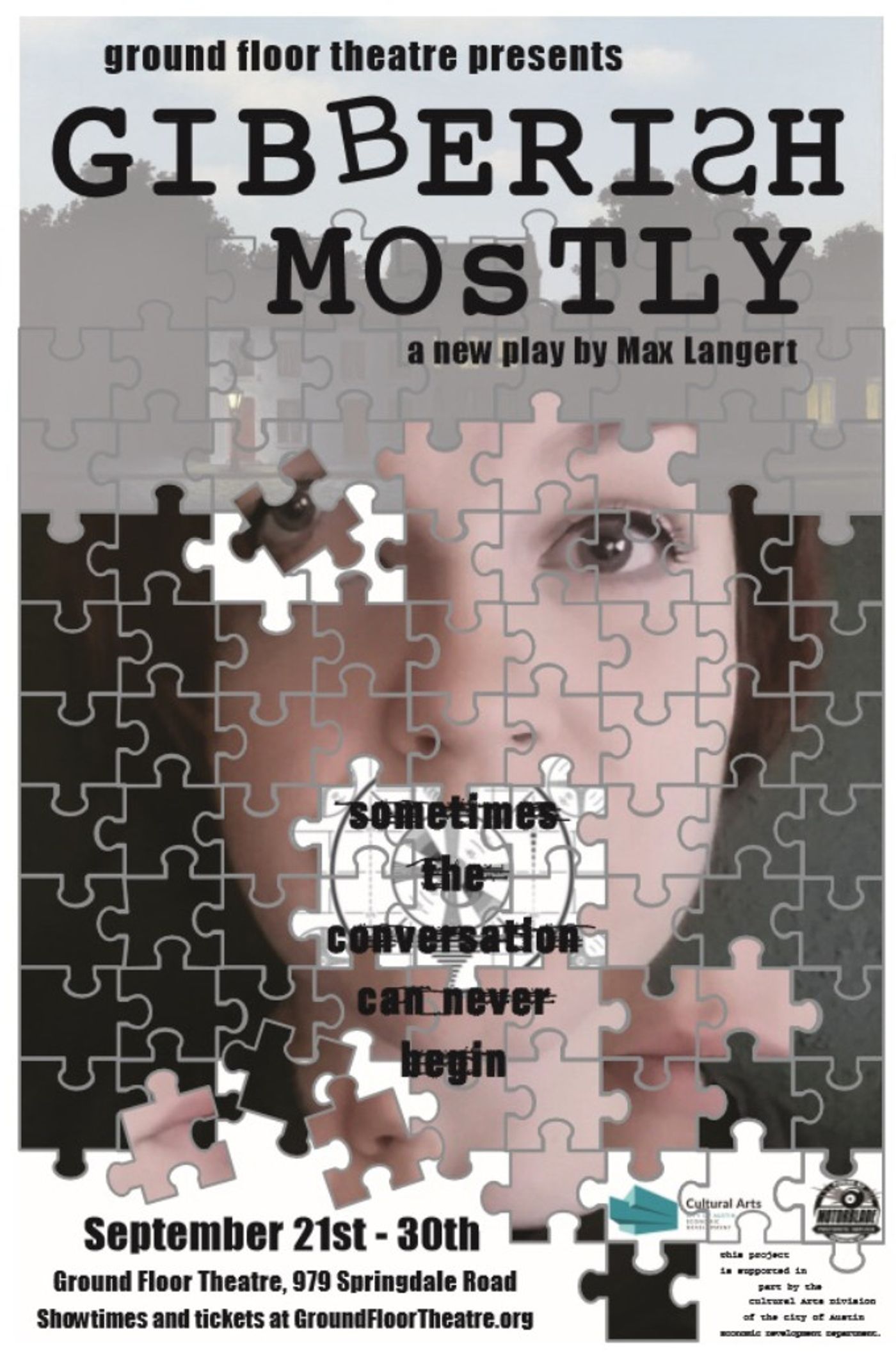 Review: GIBBERISH MOSTLY Has a Lot to Say at Ground Floor Theatre  Image