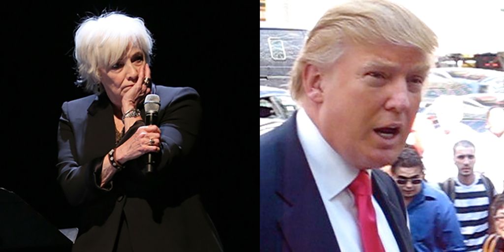 Betty Buckley Calls Out Donald Trump for Playing 'Memory' at Rally Video