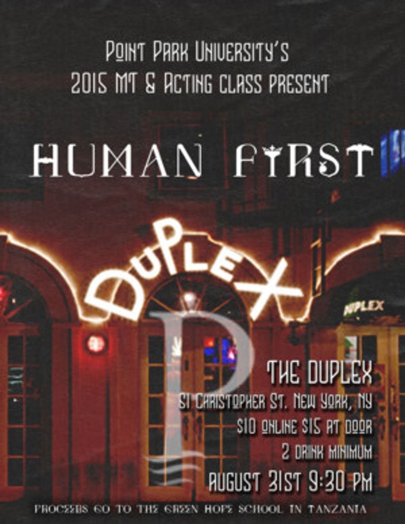 Point Park University Alumni Explore the Importance of Being a Human First in New York City  Image