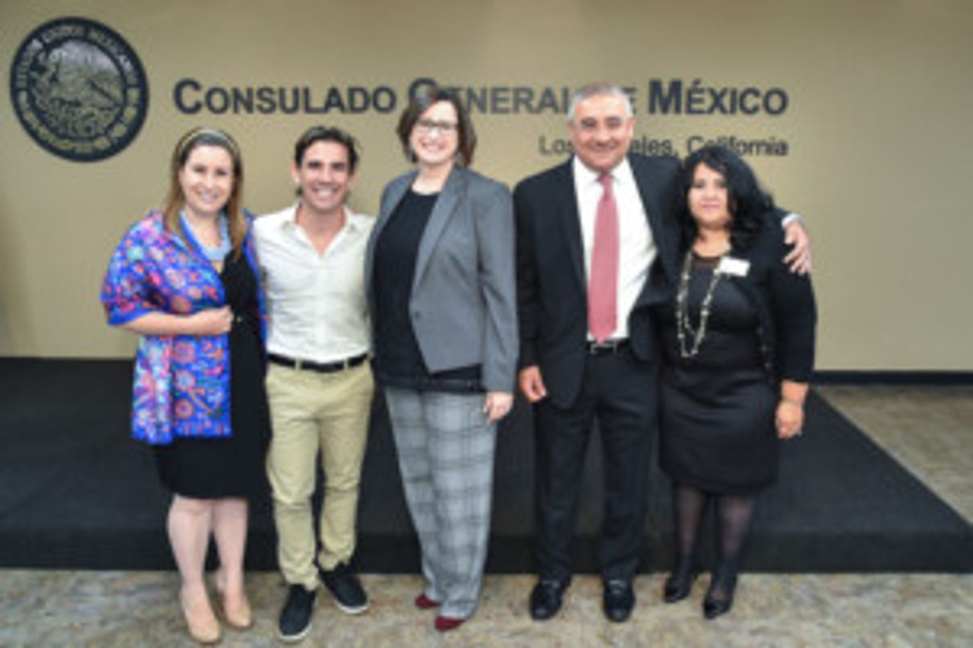 Sergio Ochoa Celebrates Opening Night of One-Man Play, EL CUIDADOR at the Consulate General of Mexico  Image