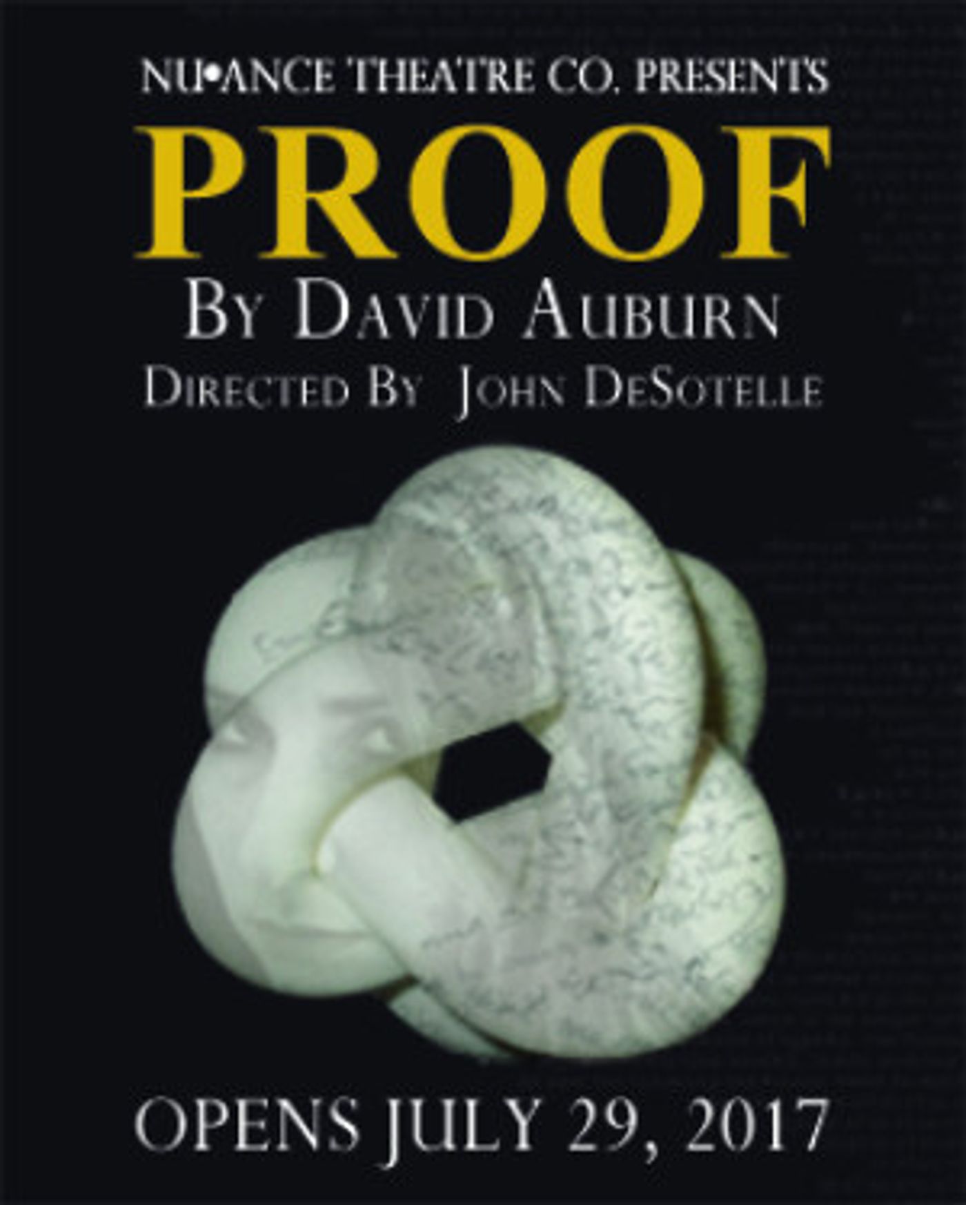 Positive with Nu•ance Theatre Co. Presents PROOF  Image