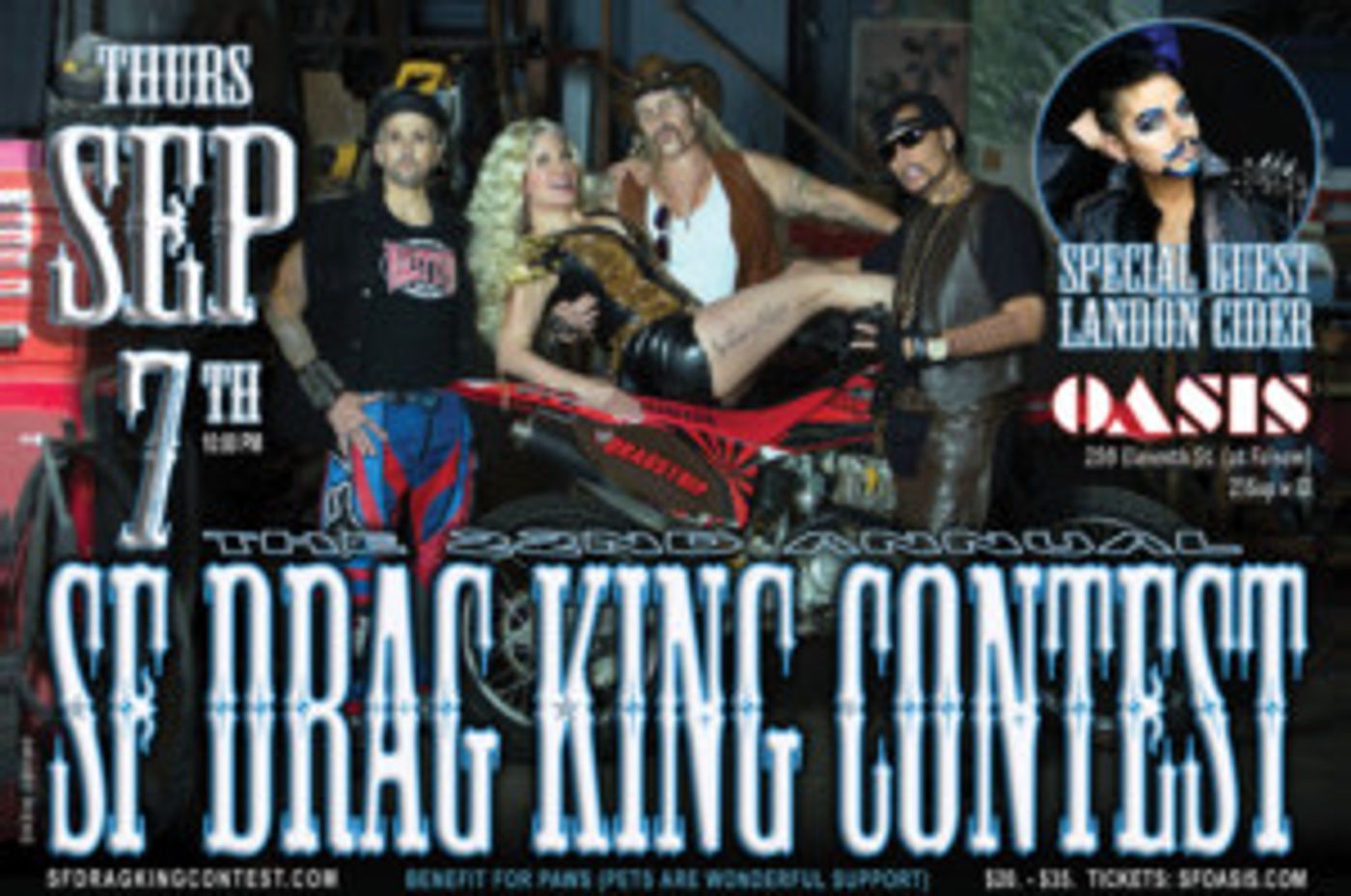 22nd Annual San Francisco Drag King Contest Announced  Image