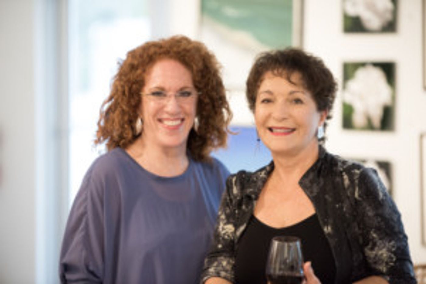 Artist Deborah Bigeleisen Welcomes Guests to WPB Opening of Exhibition 'Sublime Chaos'  Image