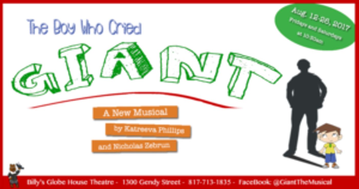 Billy's Globe House Theatre Presents THE BOY WHO CRIED GIANT  Image