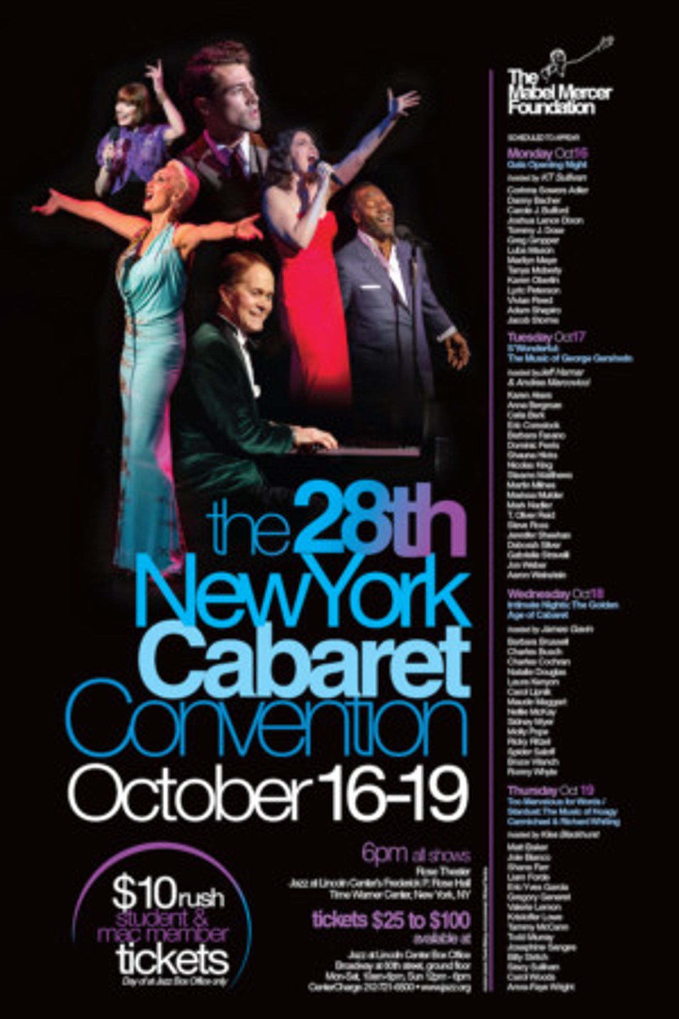 28th New York Cabaret Convention Offering First-Ever Rush Tickets  Image