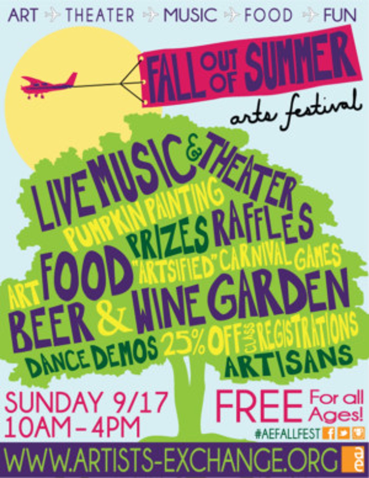 Artists' Exchange Hosts 10th Annual Fall Out of Summer Arts Festival Image