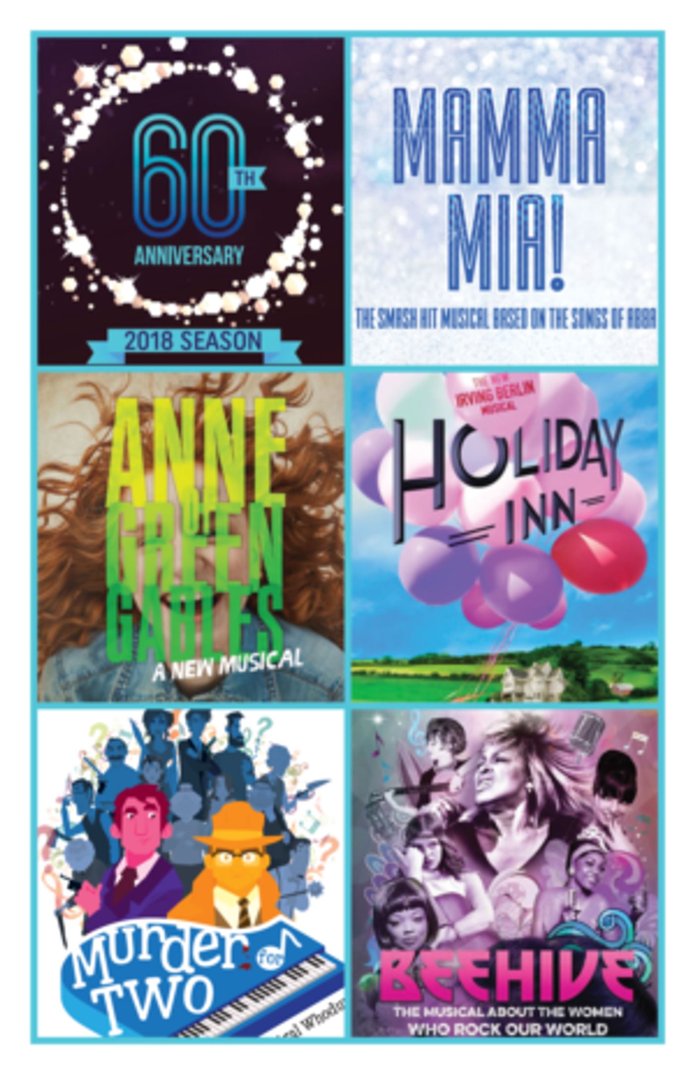 MAMMA MIA!, ANNE OF GREEN GABLES, HOLIDAY INN and More Set for Finger Lakes' 60th Season  Image