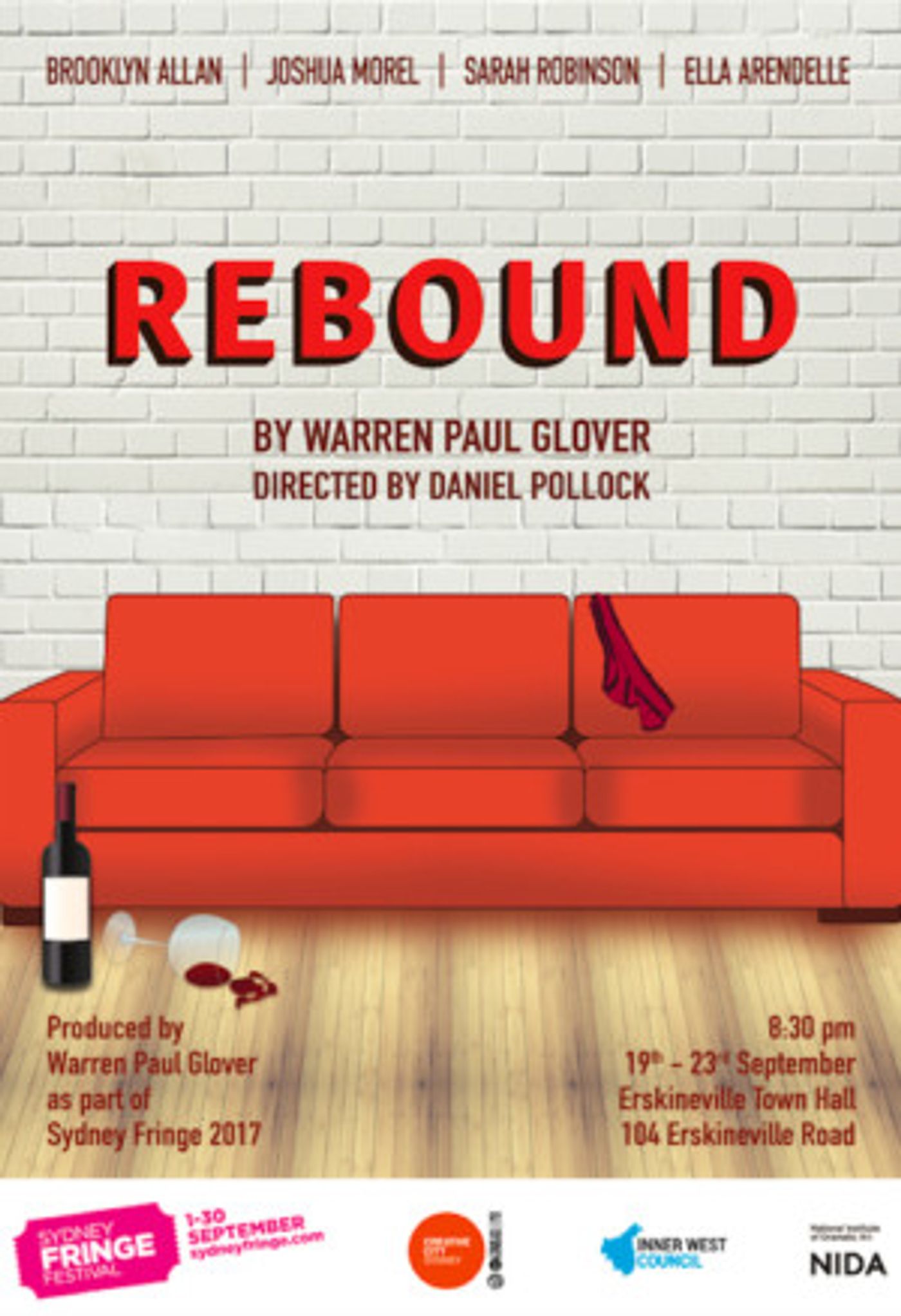 REBOUND Opens at the Sydney Fringe, 9/19-23  Image