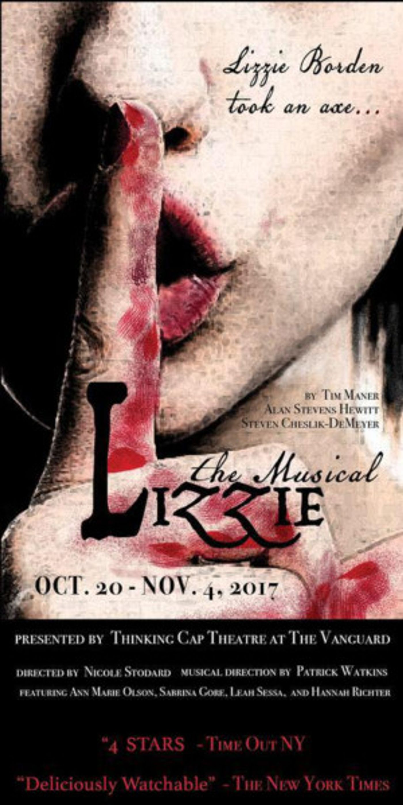 LIZZIE: THE MUSICAL Opens Thinking Cap Theatre's 2017-2018 Season, 10/20  Image