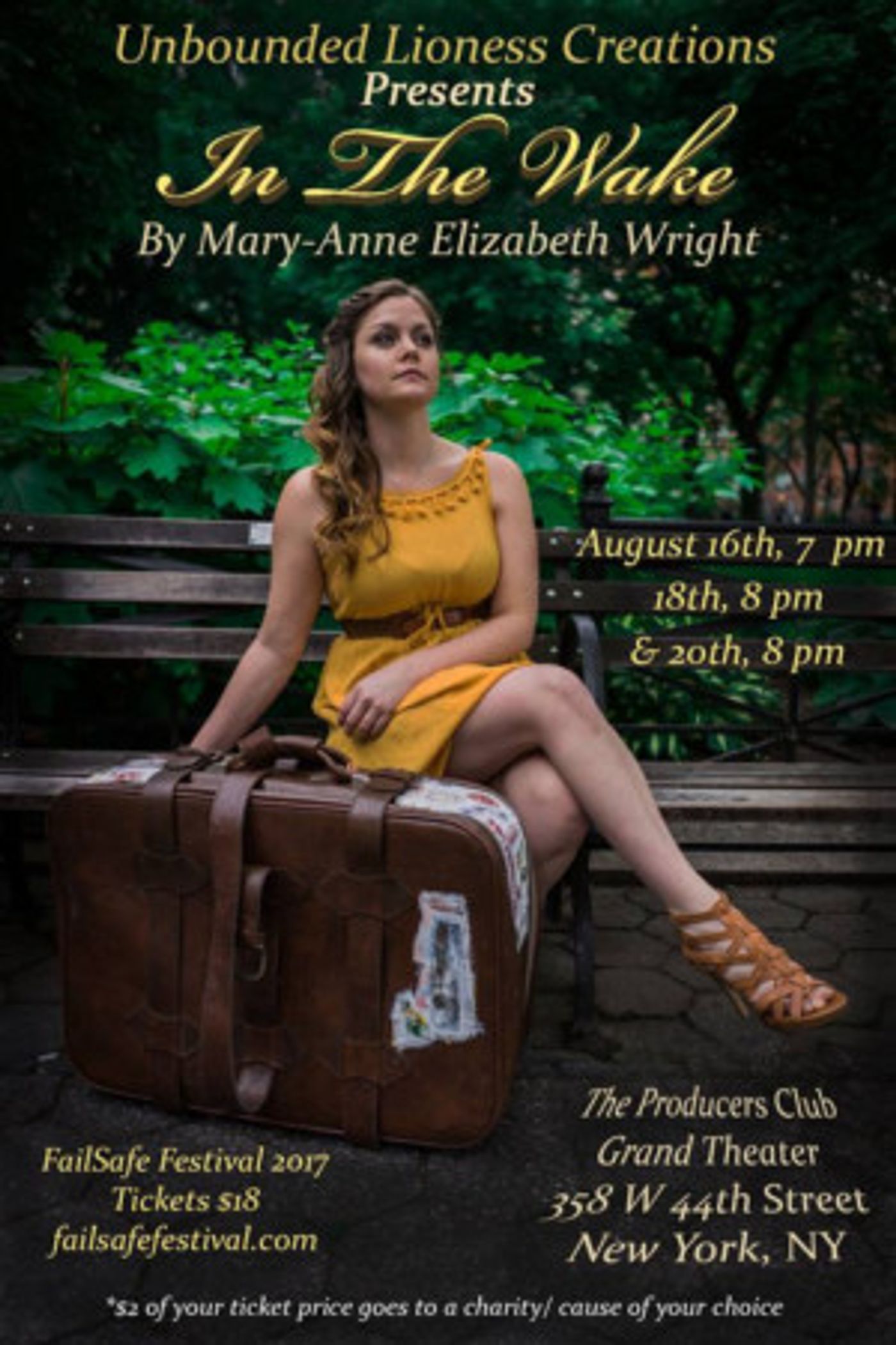 Mary-Anne Wright Pushes the Envelope with IN THE WAKE at FailSafe Festival  Image