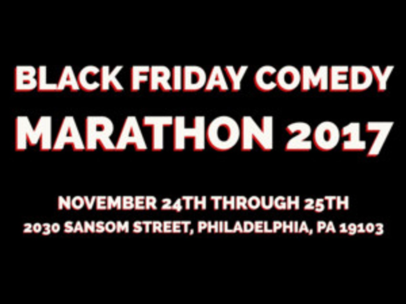 PHIT Comedy Seeks Submissions for 2017 Black Today Comedy Marathon  Image