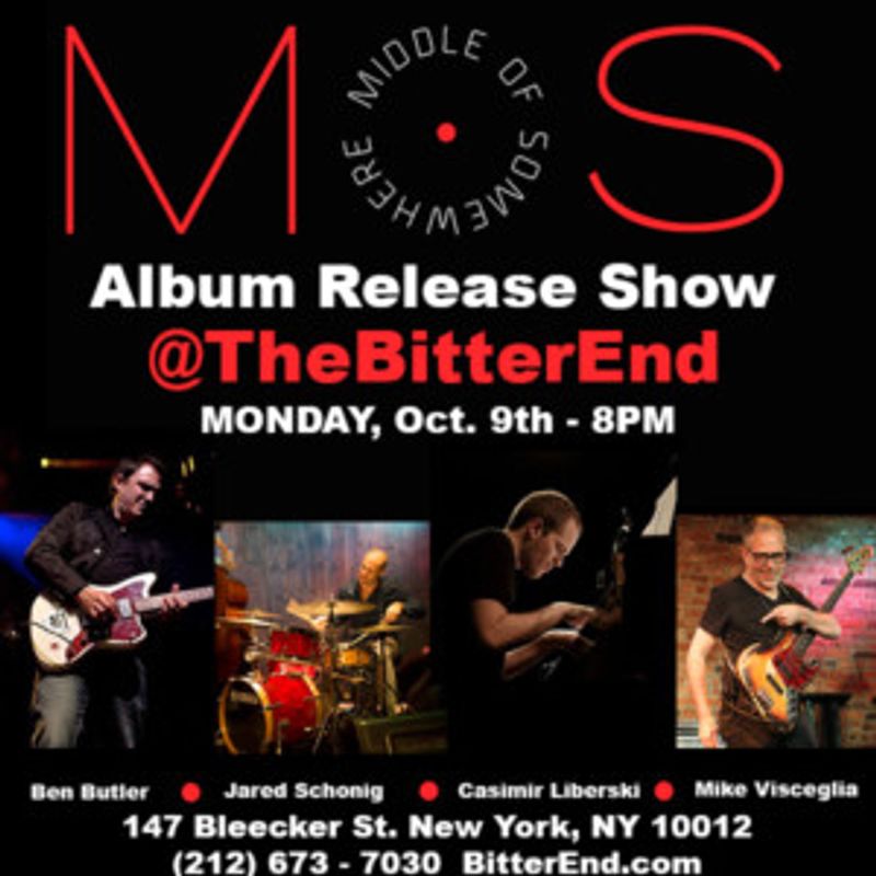 MIDDLE OF SOMEWHERE to Play Album Release Show at The Bitter End Image