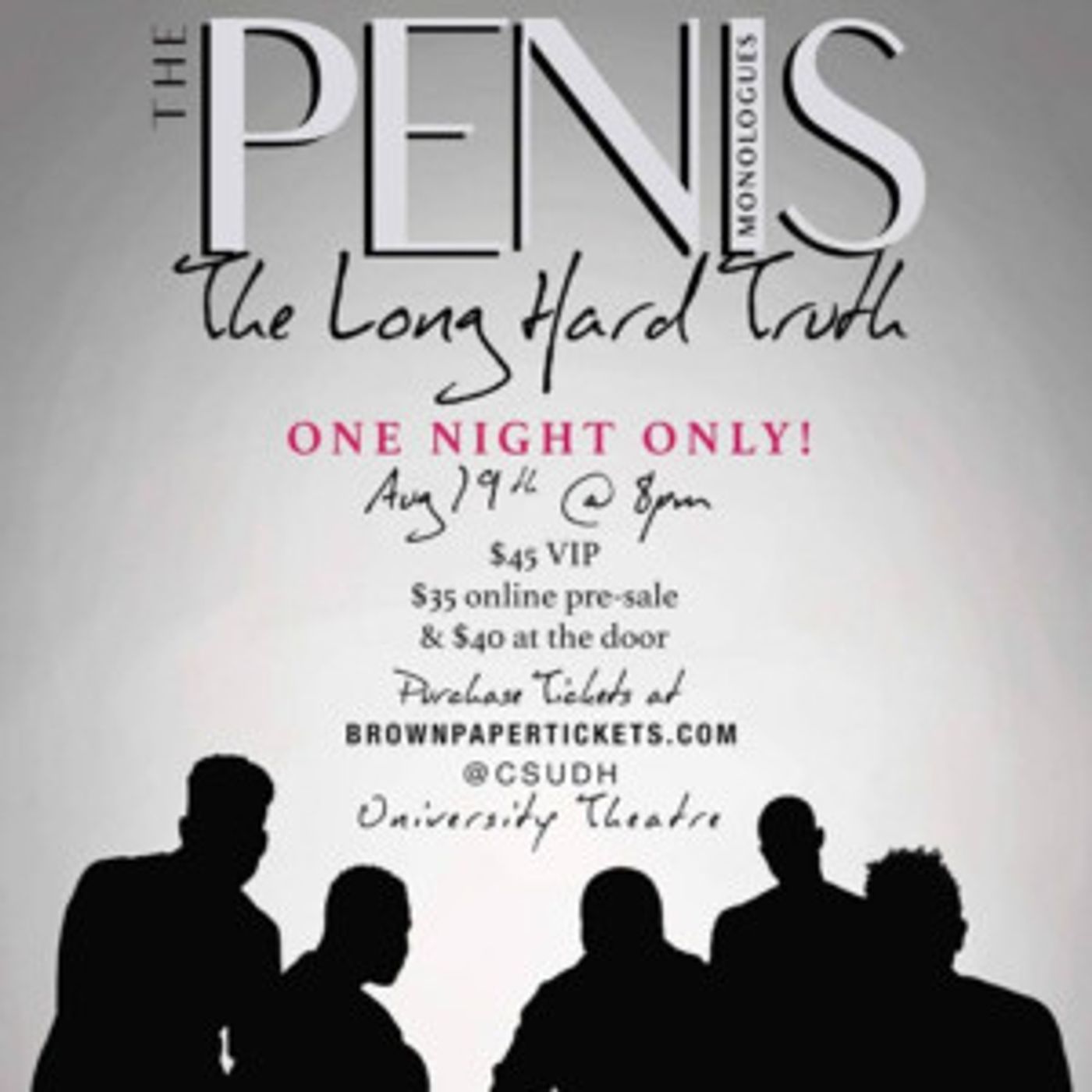 THE PENIS MONOLOGUES - THE LONG HARD TRUTH Gets Encore at Cal State Image