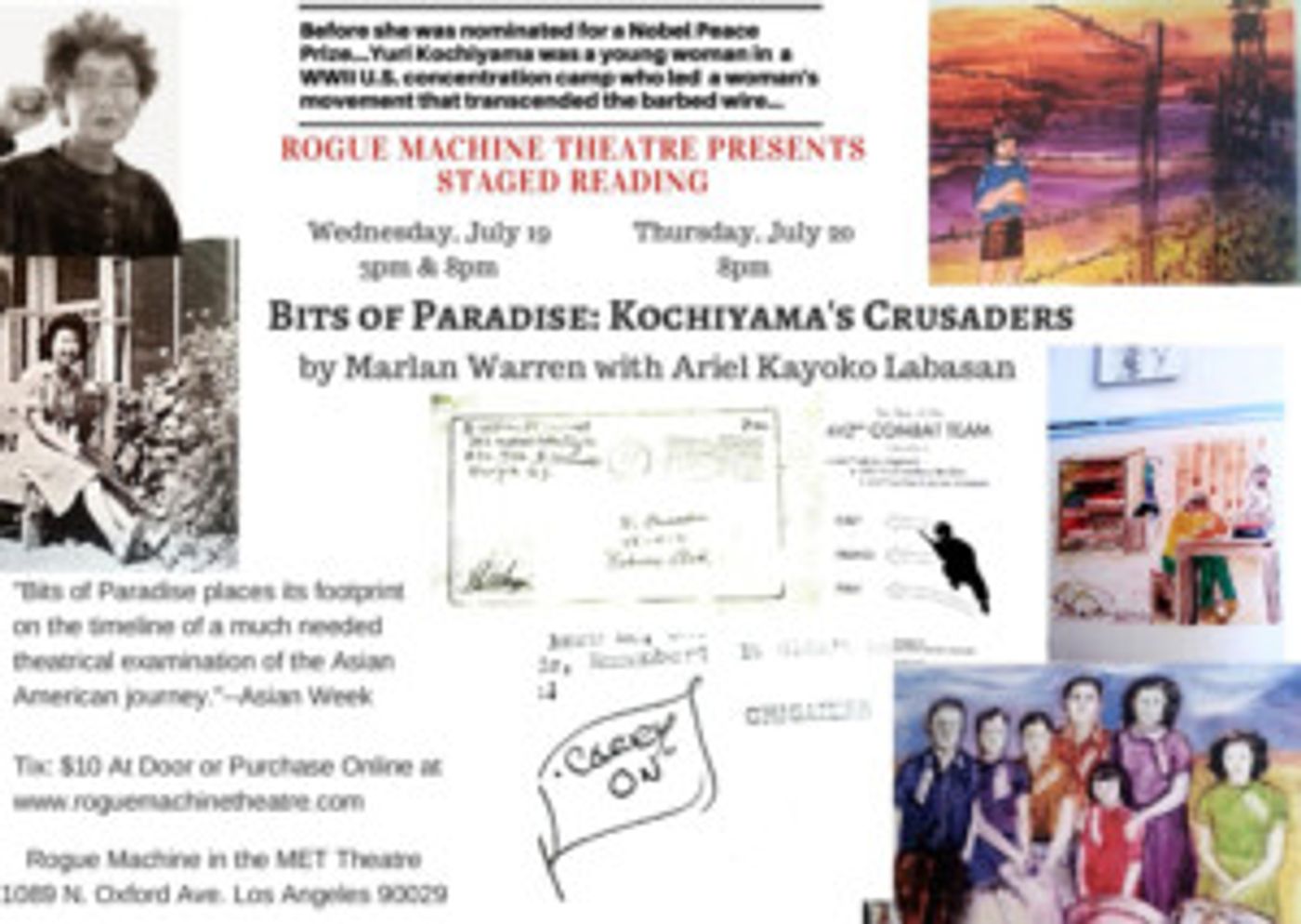 Rogue Machine Theatre to Stage Reading of BITS OF PARADISE: KOCHIYAMA'S CRUSADERS Image