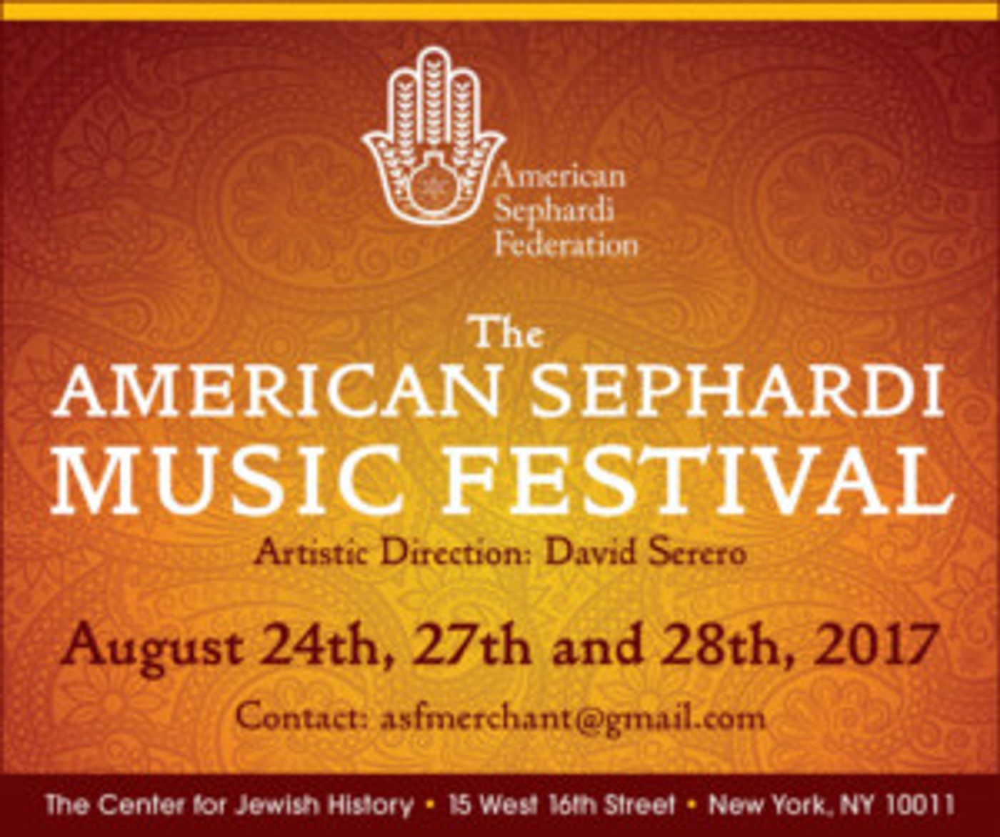 American Sephardi Music Festival Comes to the Center for Jewish History  Image