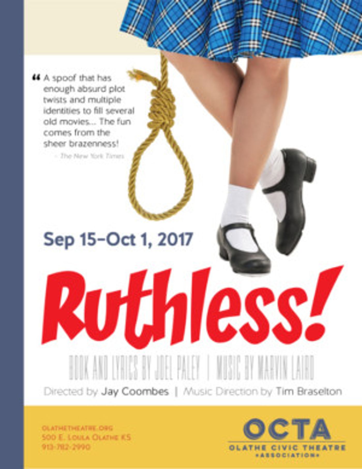 Curtain to Rise This Fall on Campy Musical RUTHLESS! at OCTA  Image