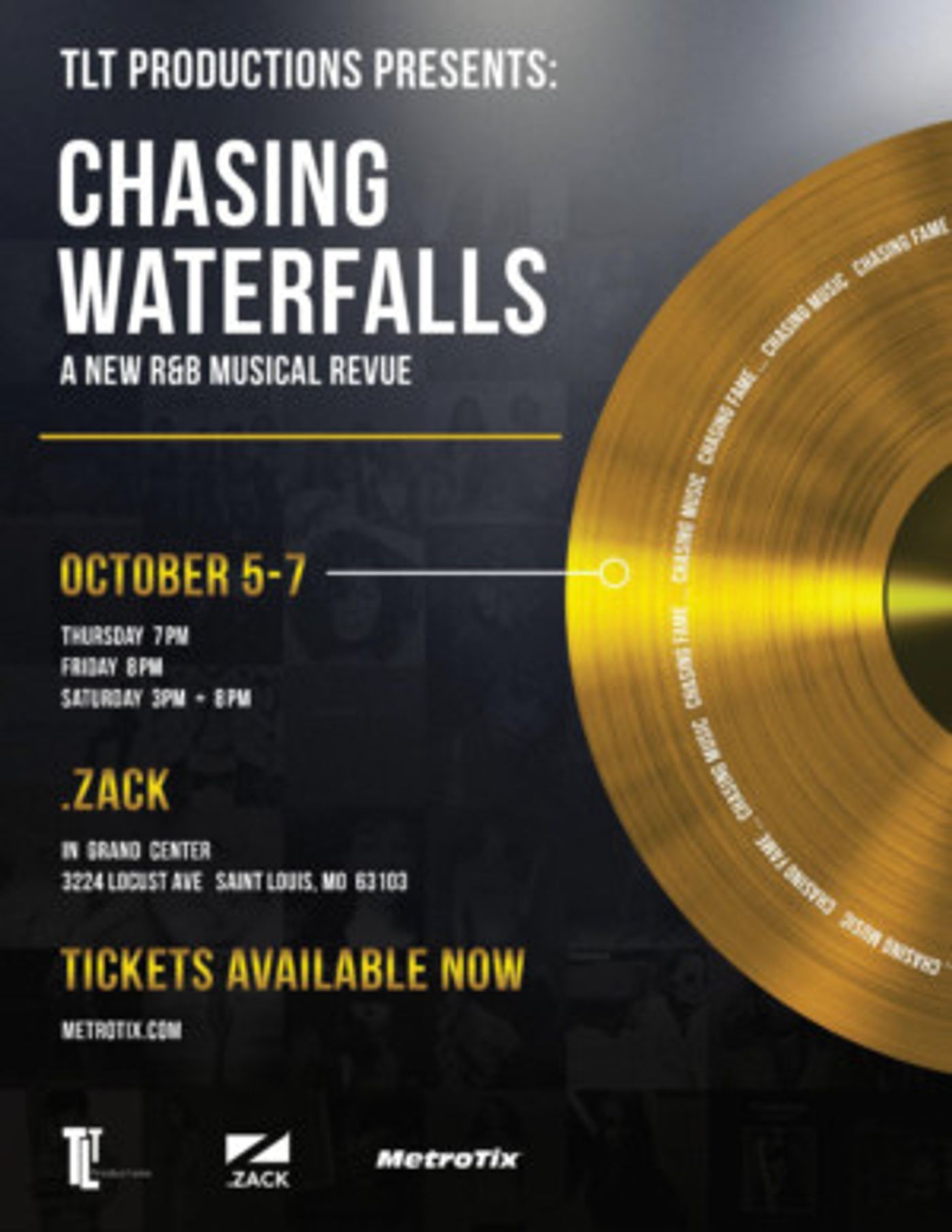 R&B Musical Revue CHASING WATERFALLS to Premiere This Fall in St. Louis  Image