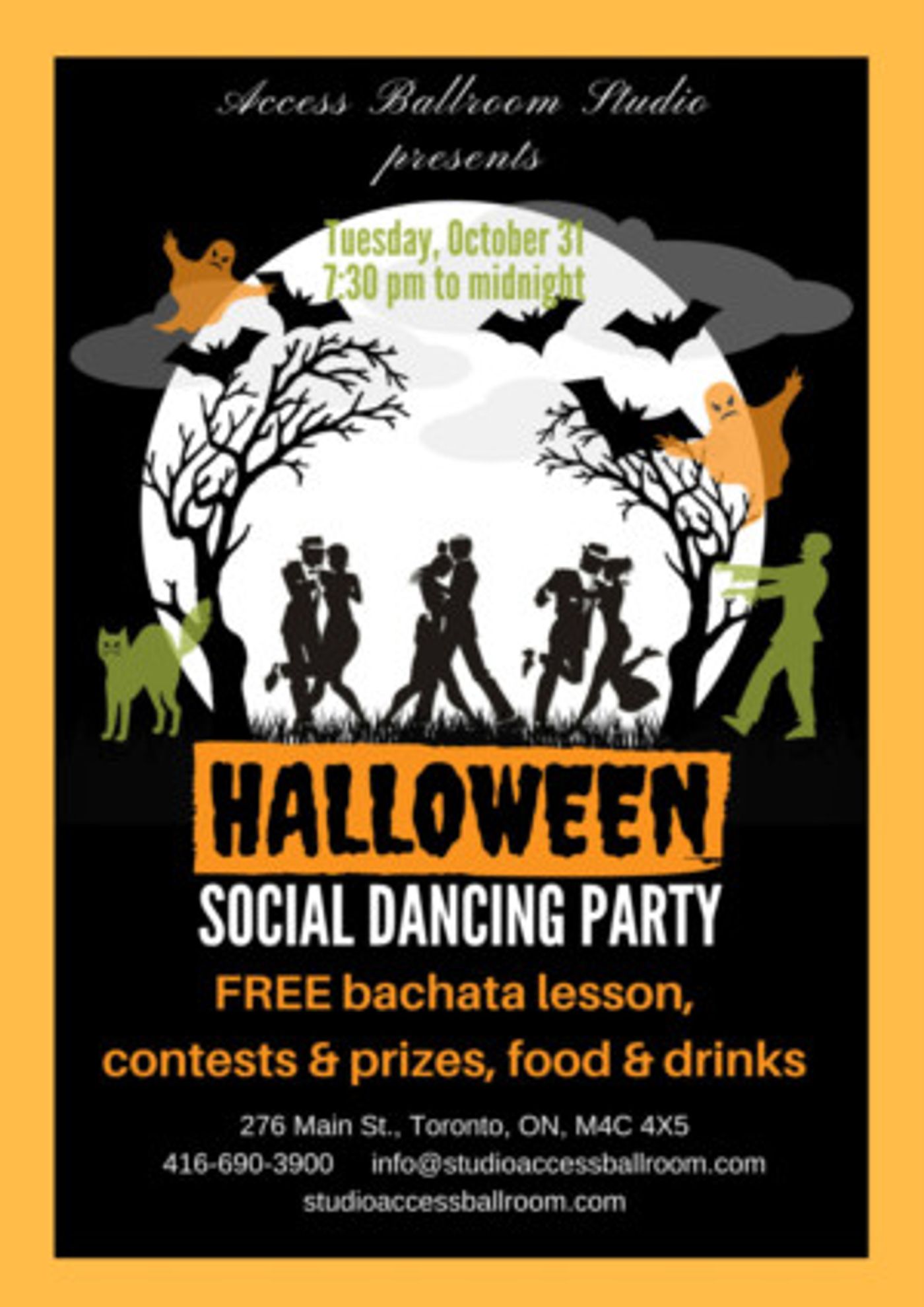 Access Ballroom Studio to Host 2017 HALLOWEEN SOCIAL DANCE PARTY  Image
