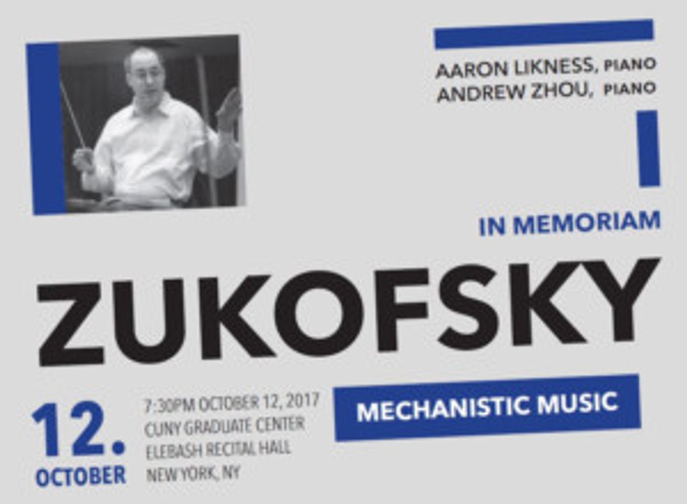 Memorial Concert for Violinist Paul Zukofsky to Feature MONKEYS AT PLAY Premiere and More  Image