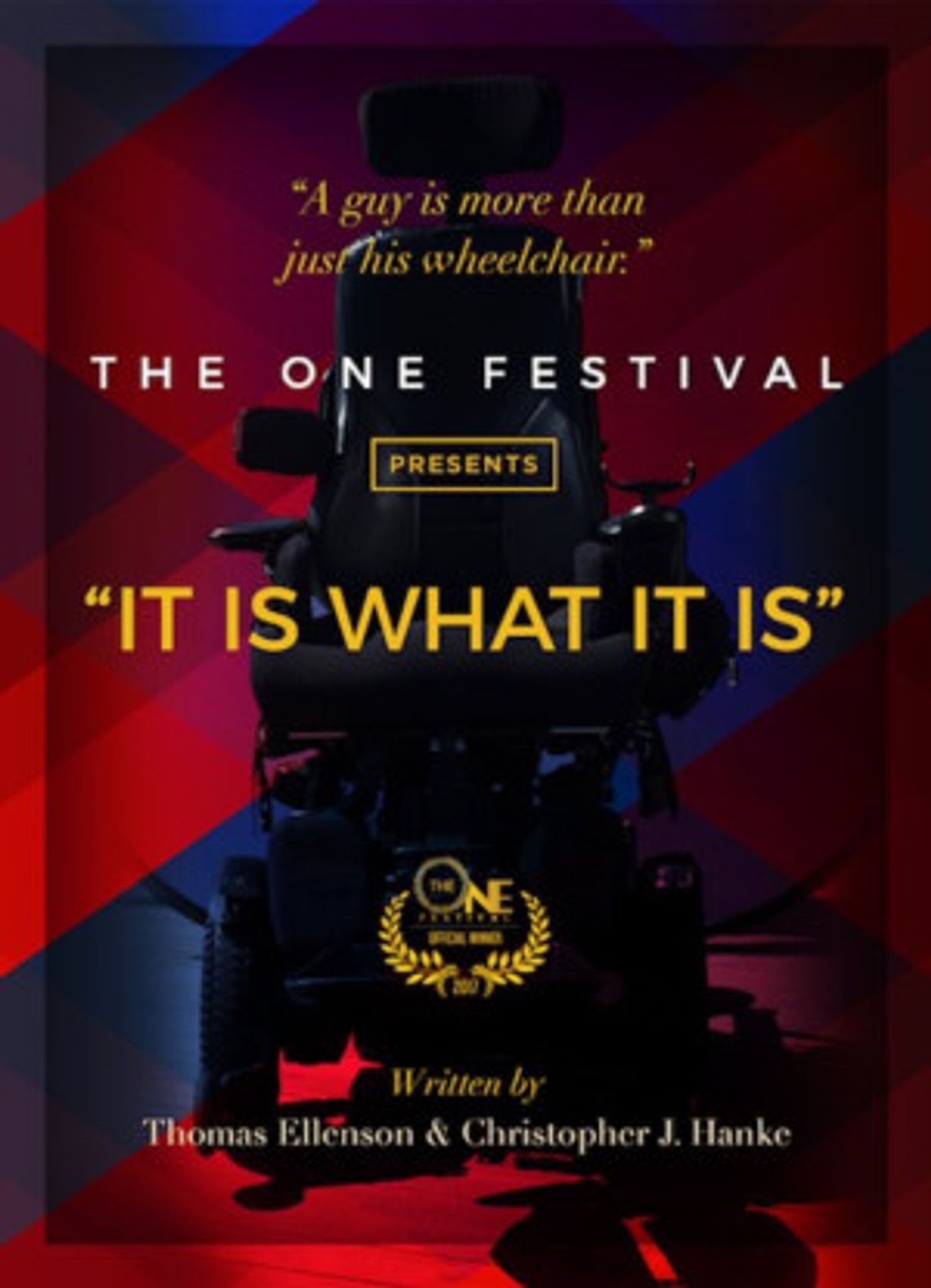 IT IS WHAT IT IS, Young Man's Journey with Cerebral Palsy, Set for ONE Festival  Image